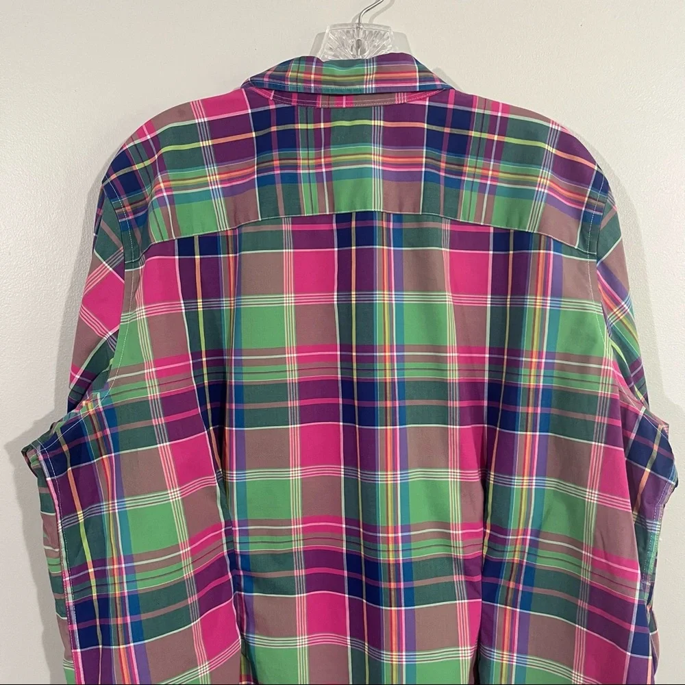 Chaps size 2X plaid button down shirt - Picture 11 of 13